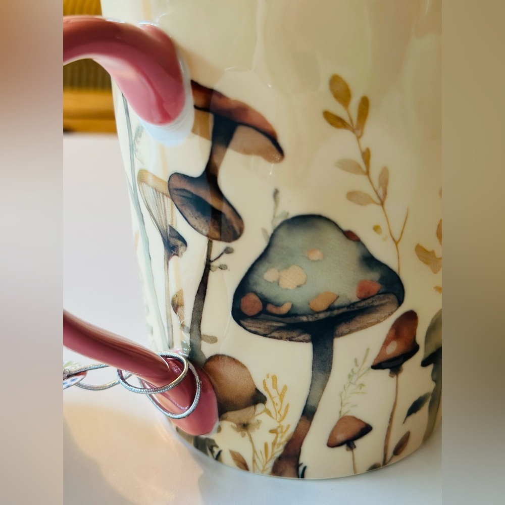 NEW! Strawberry Street Mushroom Mug NWT - Picture 4 of 11